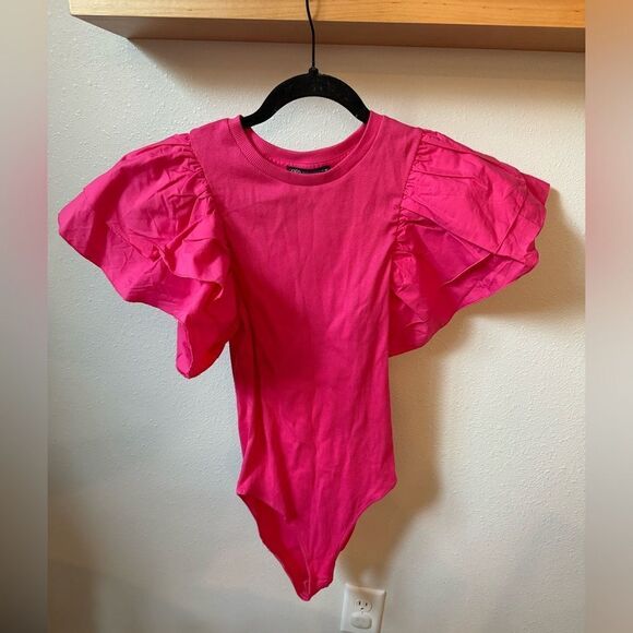 WOMENS ZARA TOP SIZE MEDIUM - Picture 1 of 3